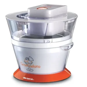 Ariete 0638/01 Gelatiera tradizionale 1 L 6 W Arancione, Bianco Pagamento Sicuro