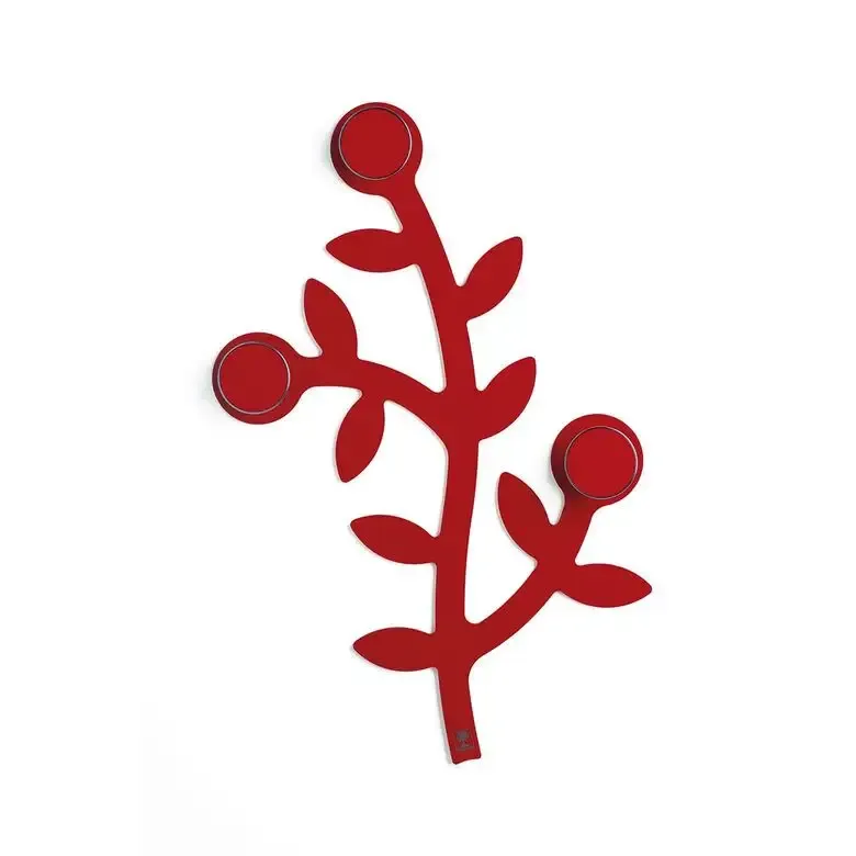 Foppapedretti Appendialbero appendiabiti Montabile a parete 3 gancio(i) Rosso Ordina Subito