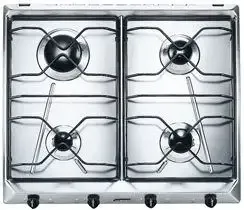 Smeg SV564-3 piano cottura Acciaio inossidabile Da incasso Gas 4 Fornello(i) Novità