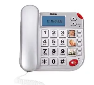 Brondi Super Bravo Plus Telefono analogico Identificatore di chiamata Bianco A Buon Prezzo