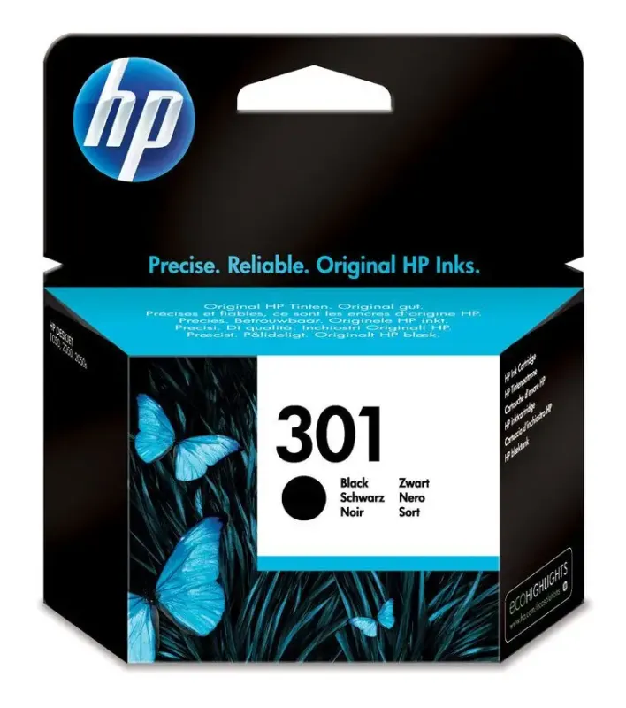 HP Cartuccia originale inchiostro nero 301 Soddisfatti O Rimborsati