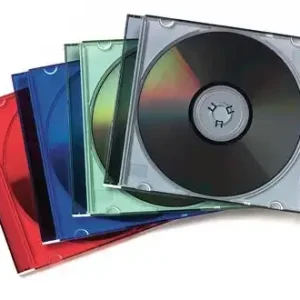 Fellowes 98317 custodia CD/DVD Custodia Jewel 1 dischi Multicolore Popolare
