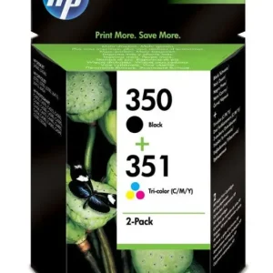 HP Confezione da 2 cartucce originali di inchiostro nero 350/tricromia 351 Promozione Esclusiva