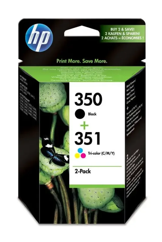 HP Confezione da 2 cartucce originali di inchiostro nero 350/tricromia 351 Promozione Esclusiva