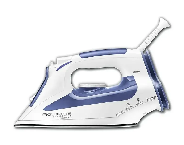 Rowenta Effective Comfort Ferro a vapore Acciaio inossidabile 2200 W Blu, Bianco Miglior Prezzo