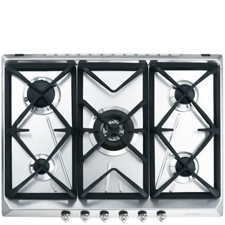Di Tendenza Smeg SRV576GH5 piano cottura Acciaio inossidabile Da incasso Gas 5 Fornello(i)
