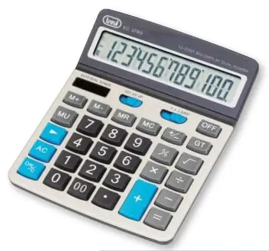 Compra Online Trevi EC 3780 calcolatrice Desktop Calcolatrice di base Grigio