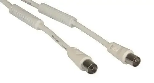 nuovaVideosuono 3 m M-F cavo coassiale Bianco Più Venduto
