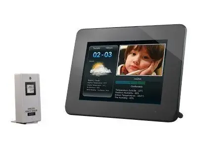 Consegna Rapida Intreeo DPF-8WSC stazione meteorologica digitale Nero