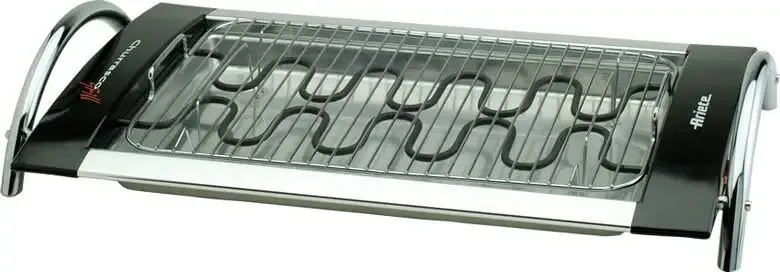 Must-Have Ariete 732 Grill Da tavolo Elettrico Nero, Argento 2000 W