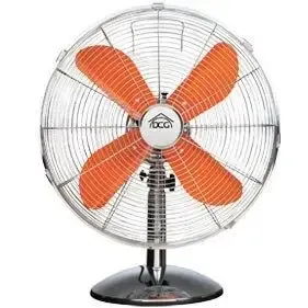 DCG Eltronic VE1616 OR ventilatore Cromo, Arancione Ultimissimo Modello