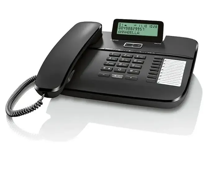 Popolare Gigaset DA710 Telefono analogico Nero