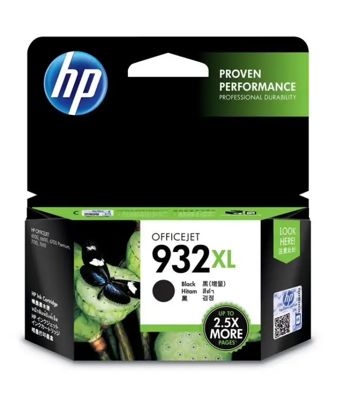 Ultimissimo Modello HP Cartuccia originale inchiostro nero ad alta capacità 932XL
