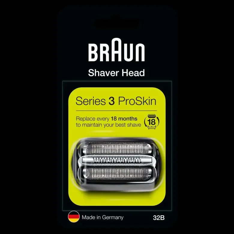 Compra Oggi Stesso Braun Series 3 32B Testina Di Ricambio Per Rasoio Elettrico Uomo – Nero