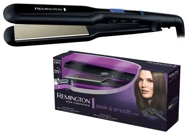 Offerta Del Giorno Remington S5520 messa in piega Piastra per capelli Nero 2,5 m