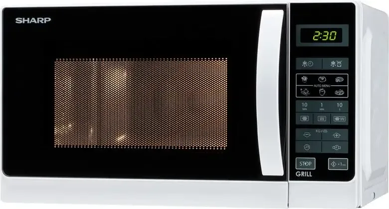 Nuova Collezione Sharp Home Appliances R-642 WW Superficie piana Microonde con grill 20 L 800 W Bianco