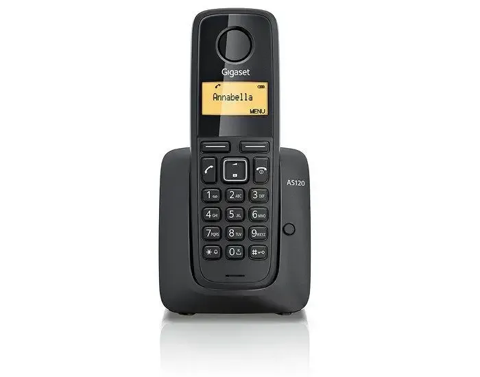 Prezzo Ridotto Gigaset AS120 Telefono DECT Identificatore di chiamata Nero