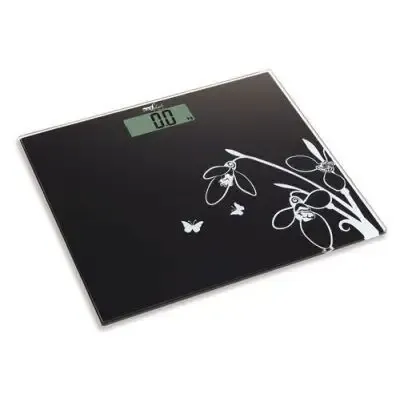 Affare Melchioni Flat N Quadrato Nero, Bianco Bilancia pesapersone elettronica