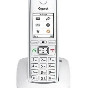 Nuovo Arrivo Gigaset C530 Telefono DECT Identificatore di chiamata Bianco