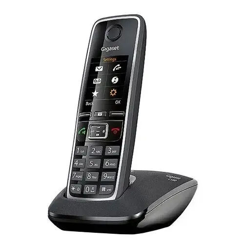 Consegna Rapida Gigaset C 530 Telefono DECT Identificatore di chiamata Nero