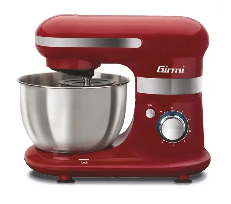 Prezzo Ridotto Girmi IM25 Sbattitore con base 600 W Rosso, Acciaio inossidabile
