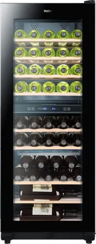 Reso Gratuito Haier WS49GDB cantina vino Libera installazione Nero 49 bottiglia/bottiglie