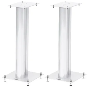 Norstone Stylum 2 Stand per Diffusori da Pavimento 60 cm Bianco Reso Gratuito