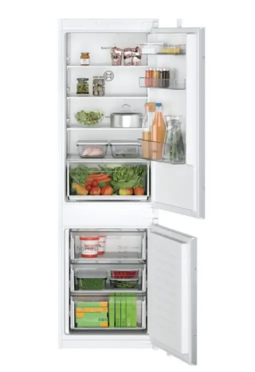 Consegna Rapida Bosch Serie 2 KIN86NSF0 frigorifero con congelatore Da incasso 260 L F Bianco