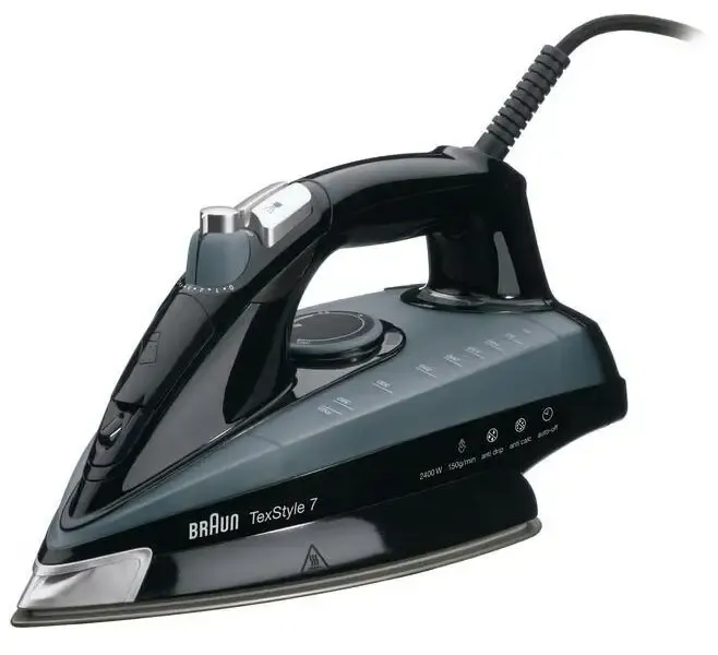 Braun TexStyle 7 TS745A Ferro a vapore Eloxal 2400 W Nero, Grigio Prezzo Ridotto