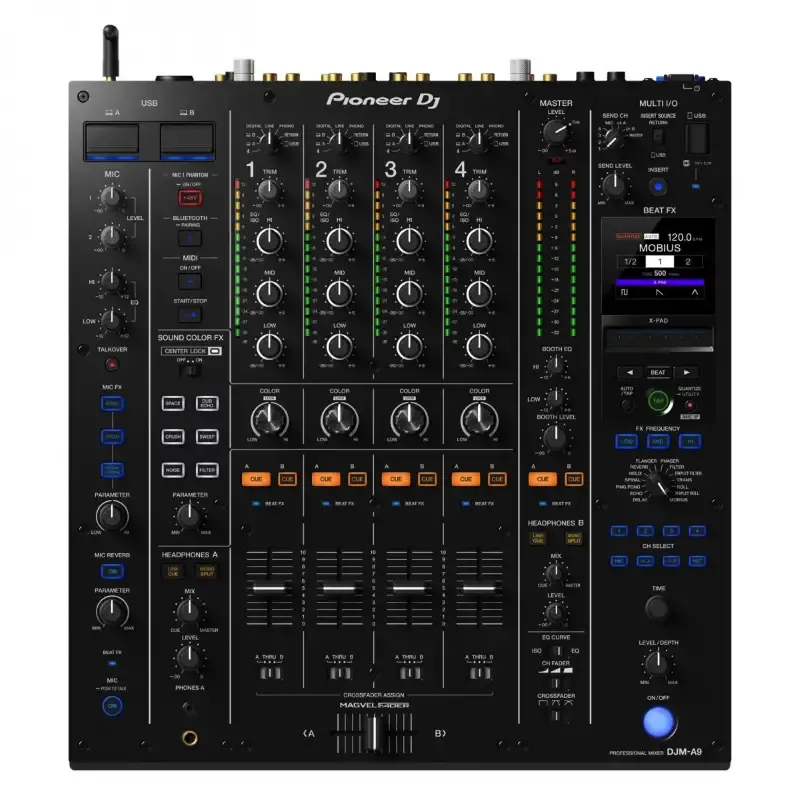 Compra Online Pioneer DJ DJM-A9 Mixer per DJ a 4 Canali per DJ