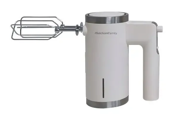 Vendita Finale Melchioni 118420040 sbattitore Sbattitore manuale 150 W Stainless steel, Bianco