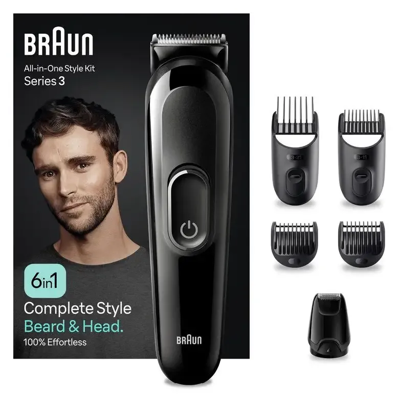 Vendita Finale Braun Series 3 MGK3410 Kit Per Lo Styling
