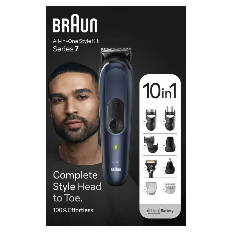 Braun Series 7 MGK7421 Kit Per Lo Styling Prezzo Di Fabbrica