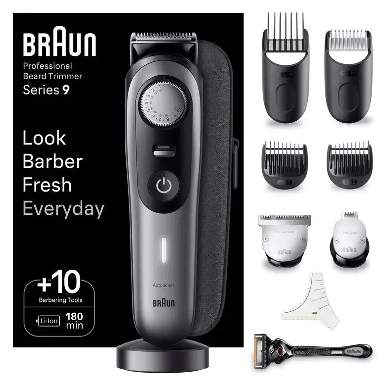 Braun BeardTrimmer BT9420 Regolabarba Uomo Offerta Limitata