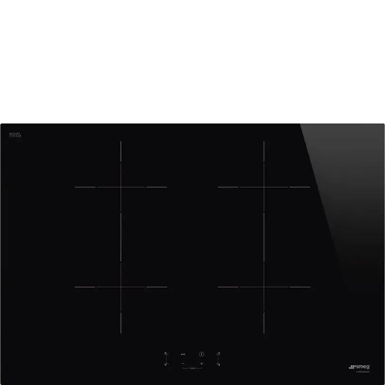 Bestseller Smeg SIB2741D piano cottura Nero Da incasso 75 cm Piano cottura a induzione 4 Fornello(i)