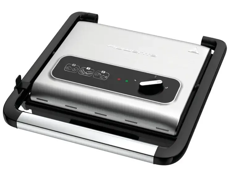 Compra Oggi Stesso Rowenta GR242D Inicio Grill Adjust, Griglia Multifunzione per Carne e Verdura, 3 Livelli di Cottura, 2000 W, Ghisa