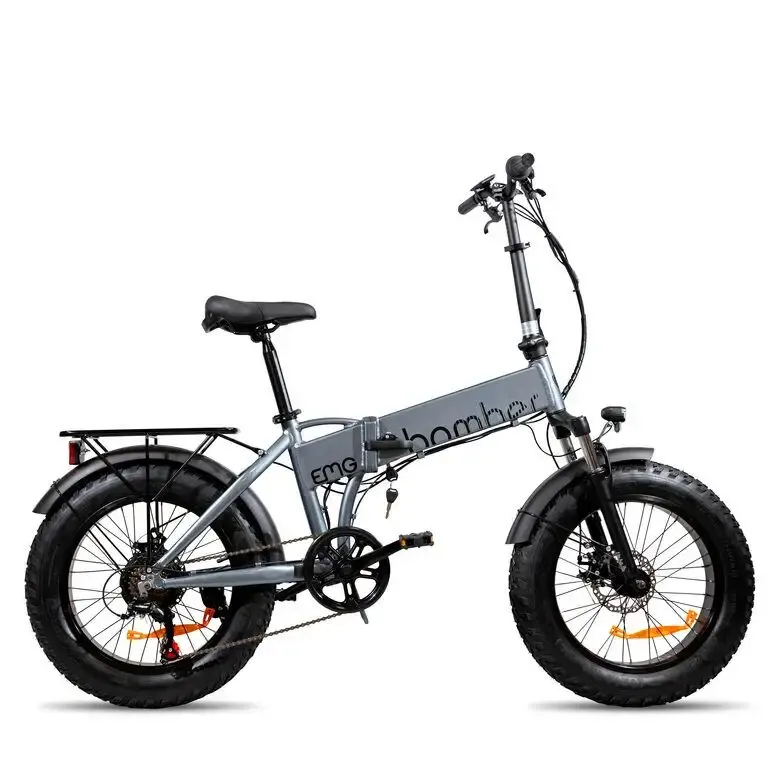 EMG Fat Bike Bomber 250W con telaio 17" foldable, ruota 20", Freni a disco a/p, Cambio Shimano e batteria 10Ah Ultimissimo Modello