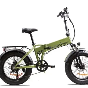 Economico EMG Fat Bike Bomber 250W con telaio 17" foldable, ruota 20", Freni a disco a/p, Cambio Shimano e batteria 10Ah
