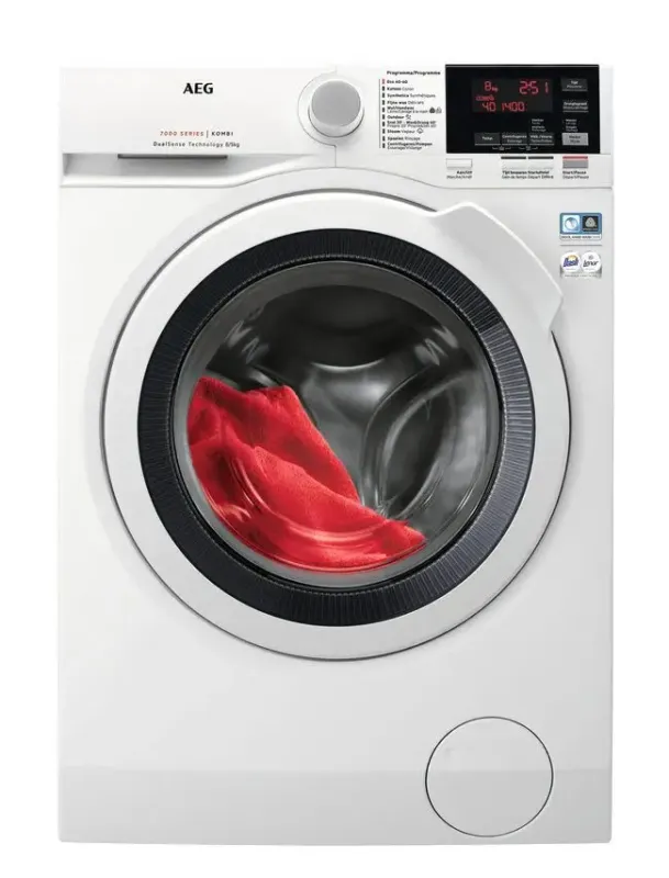 Vendita Finale AEG L7WBG856 lavasciuga Libera installazione Caricamento frontale Bianco D