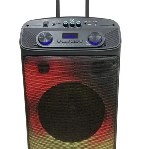 New Majestic Flame T55 Sistema PA trolley 40 W Nero Reso Gratuito