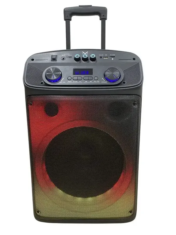New Majestic Flame T55 Sistema PA trolley 40 W Nero Reso Gratuito