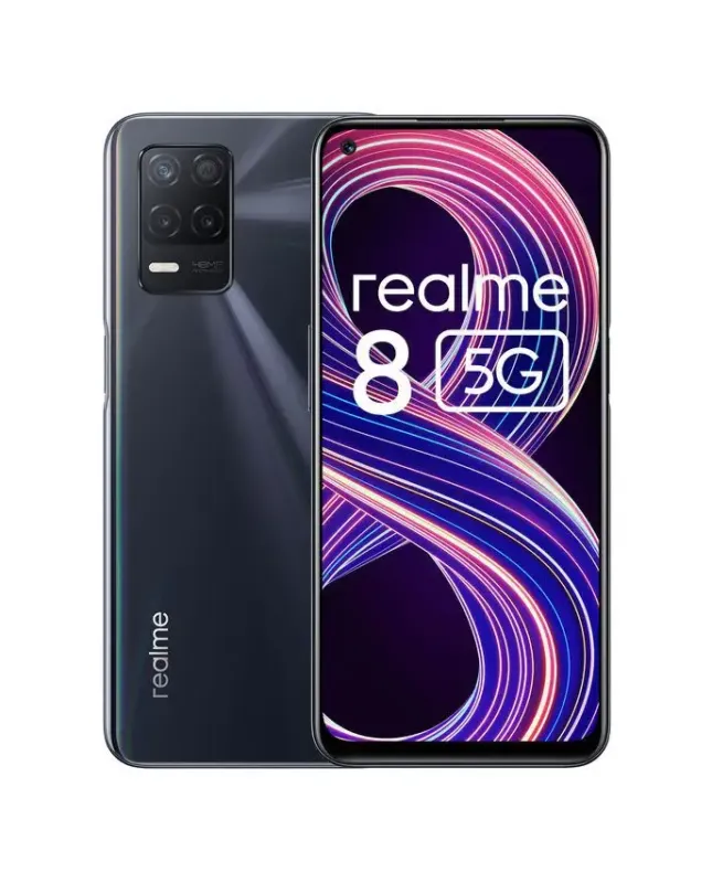 Offerta Del Giorno realme 8 5G 16,5 cm (6.5") Android 11 USB tipo-C 4 GB 64 GB 5000 mAh Nero