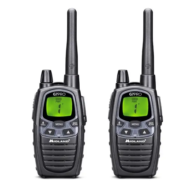 Midland G7 Pro Walkie Talkie ricetrasmittente 69 canali 446.00625 - 446.09375 MHz Nero Ultima Occasione