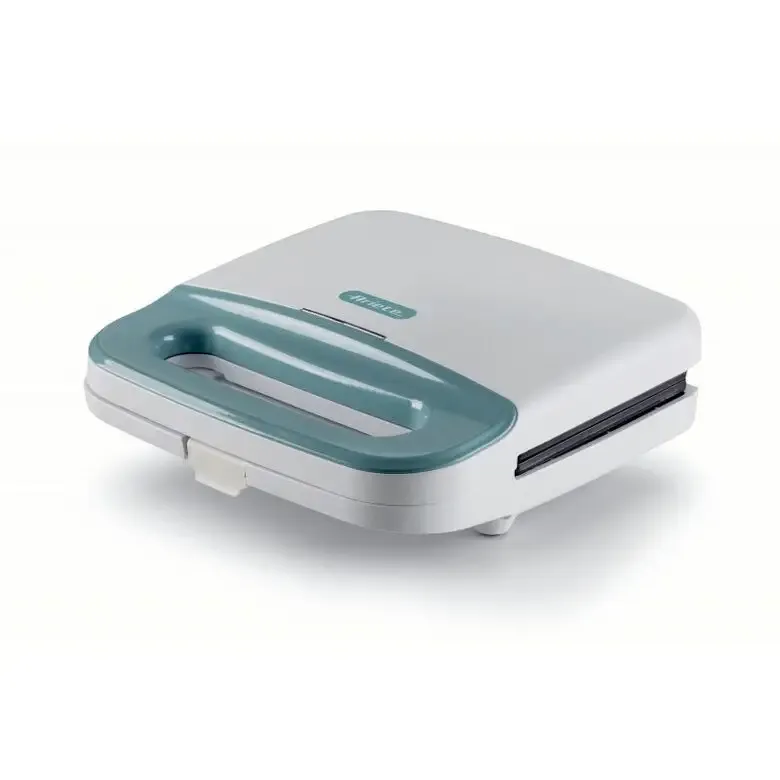 Must-Have Ariete 1971 Sandwich Maker Breakfast, Piastra elettrica per toast, sandwich e panini, 750W, Piastre fisse grill, Rivestimento antiaderente, Posizione e riponimento verticale, White 1971/01