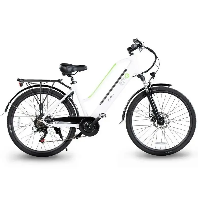 EMG E-Bike Queen 28P 28" 13Ah 80Km Batteria integrata Bianca Offerta Limitata
