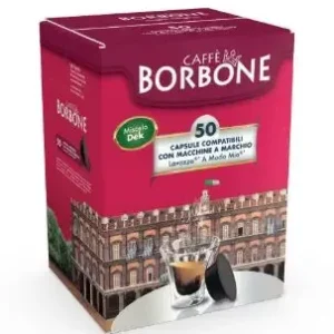Occasione Caffè Borbone Miscela Dek Decaffeinato in capsule 50pz per macchine da caffè Lavazza® A Modo Mio®