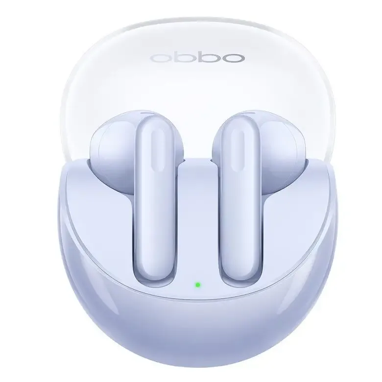 Offerta OPPO Enco Air3 Auricolari True Wireless, 25h di Autonomia, Driver da 13.4mm, Bluetooth 5.3, Raggio 10m, Controlli Touch, Cancellazione del rumore IA, Android e iOS, IP54, Viola [Versione Ita