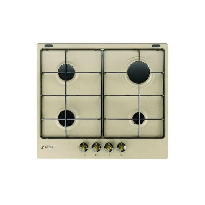 Sconto Indesit TH 642 /I (AV) Avena Da incasso 58 cm Gas 4 Fornello(i)