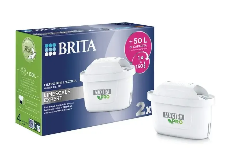 Brita Maxtra Pro Limescale Expert Ricambio filtro per acqua 2 pz Soddisfatti O Rimborsati