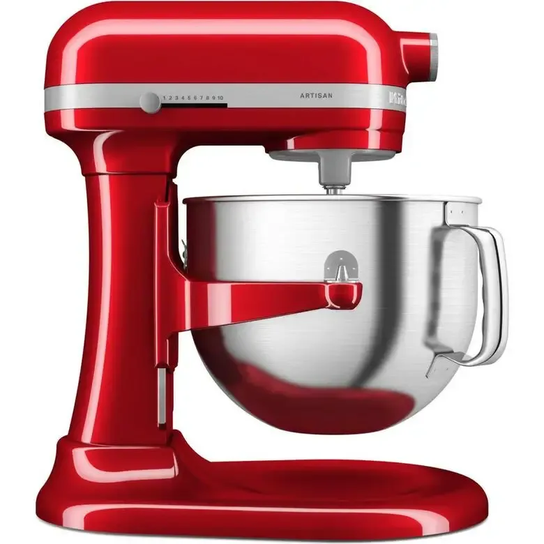 KitchenAid 5KSM70SHXECA Sbattitore con base 375 W Grigio, Rosso, Acciaio inox Affare